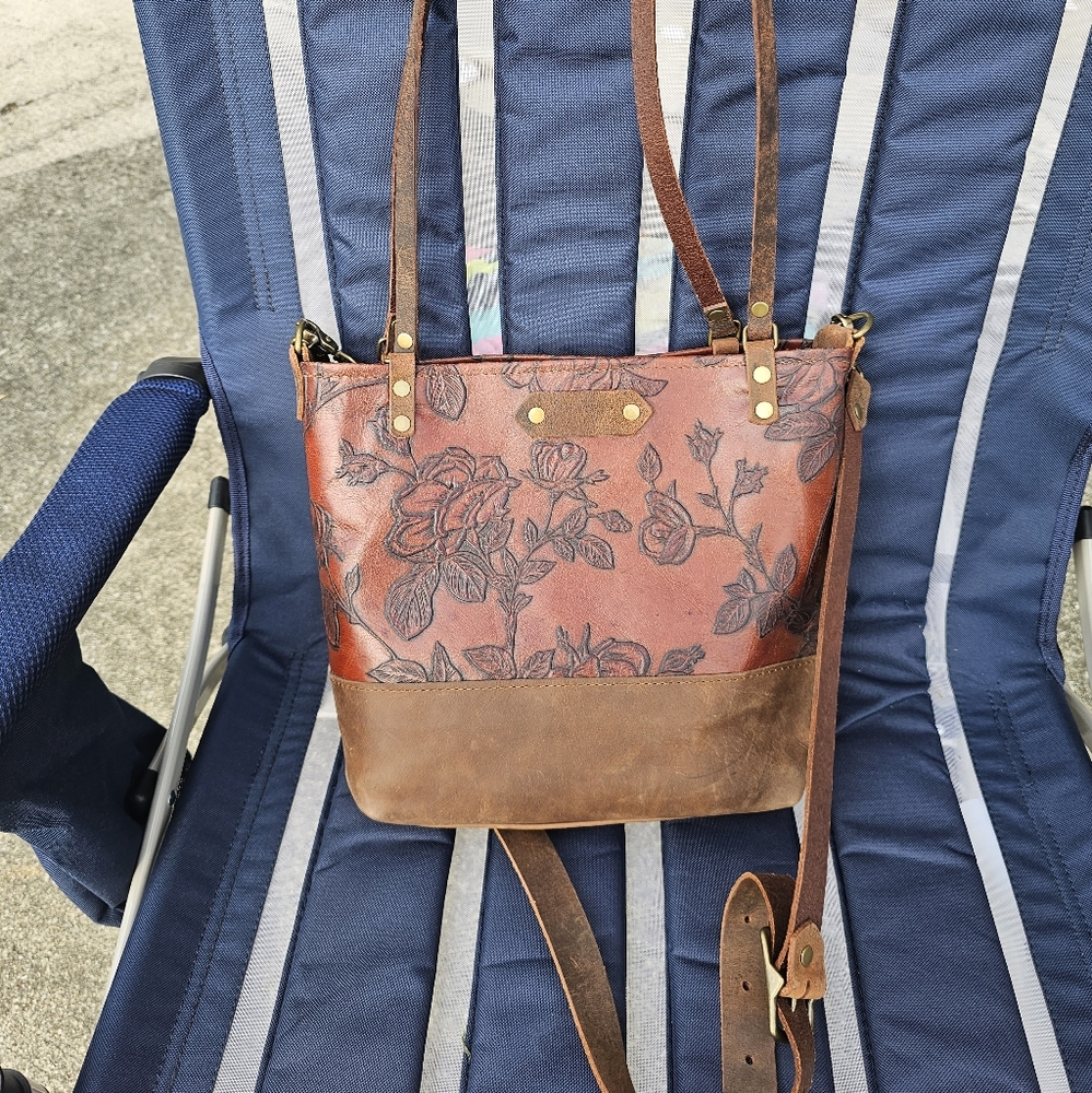 Genuine leather handbag